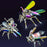Mechanical Firefly 3D Metal DIY Insect Metal Assembly Model Colorful Parts Decoration 200PCS