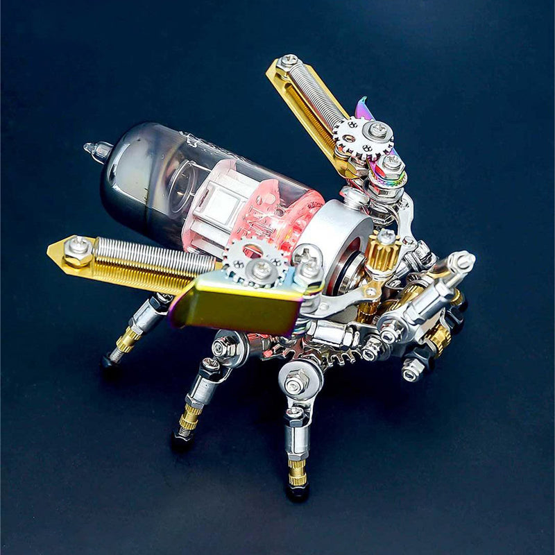 Mechanical Firefly 3D Metal DIY Insect Metal Assembly Model Colorful Parts Decoration 200PCS - EngineDIY