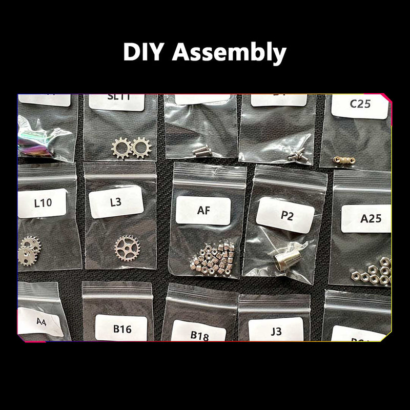 Mechanical Firefly 3D Metal DIY Insect Metal Assembly Model Colorful Parts Decoration 200PCS - EngineDIY