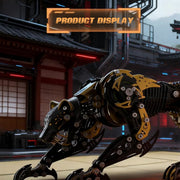 3d full-metal mechanical leopard model kit