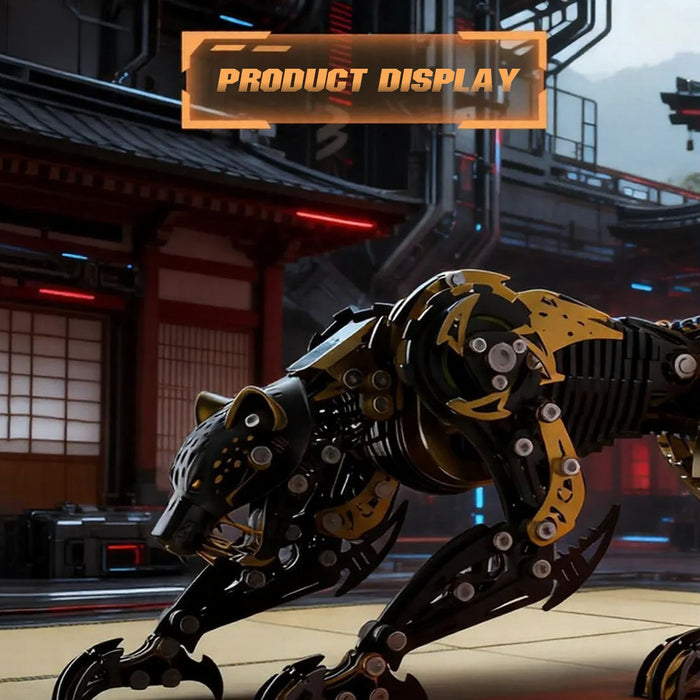 3d full-metal mechanical leopard model kit