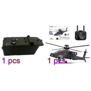 YU XIANG Apache GPS Helicopter F11-S AH64 1/32 Scale 2.4G 6CH RC Dual-Axis Co-Drive Flybarless 6G/3D Stunt - EngineDIY
