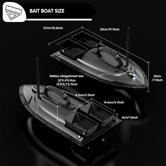 FENGSSLL Bateau D'appât de Pêche Intelligent, Bateau à FENGSSLL Bateau D'appât de Pêche Intelligent, Bateau à