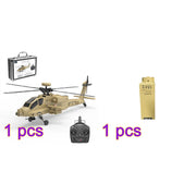 WOLFBUSH & YU XIANG F11-N AH64 Apache RC Helicopter – 1/32 Scale 2.4G 6CH Coaxial Dual Rotor with Optical Flow Altitude Hold - EngineDIY
