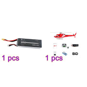 flywing as350 470 class 2.4g 6ch quik-release 3-rotor scale rc military helicopter model with ace flight controller, gps positioning & left/right-hand control (rtf version)