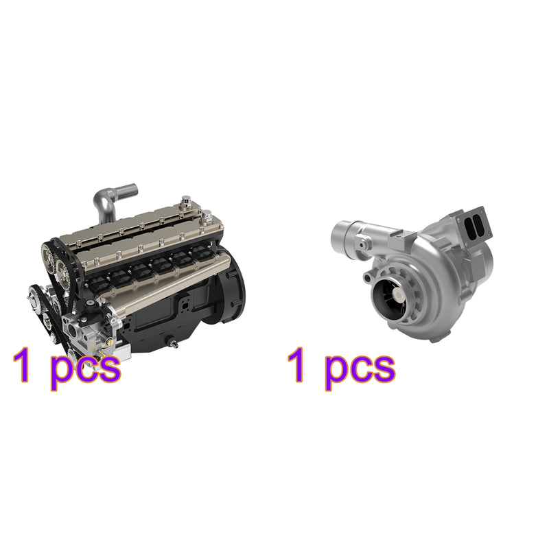 ENJOMOR GS-L6 1/5 Scale 28CC Inline 6-Cylinder DOHC 4-Stroke Water-Cooled Gasoline IC Engine Model