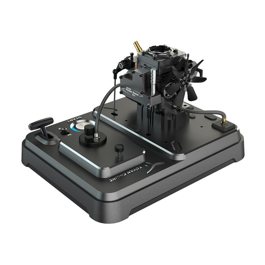 Toyan Engine FS-S100AT Transparent Nitro-Methanol Gasoline RC Engine - enginediy