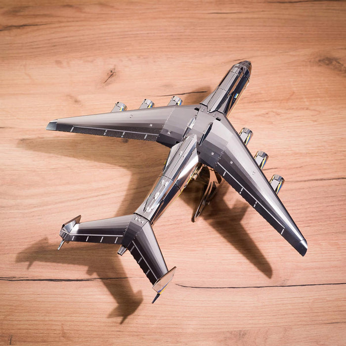 3d metal an-225 mriya aircraft model Kit, collectible desktop display for aviation lovers-270pcs