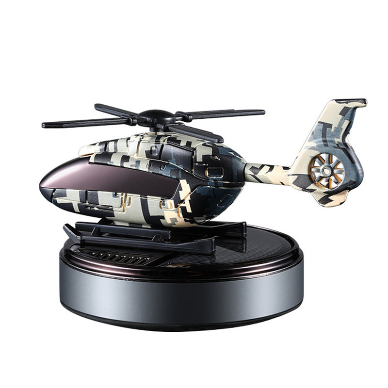 helicopter-inspired solar car air freshener-elegance & aromatherapy 