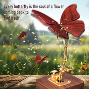 Flying Butterfly Model Kit 3D Dynamic Mechanical Crafts Kinetic Butterfly Model Kit for Kids, Teens, and Adults - EngineDIY