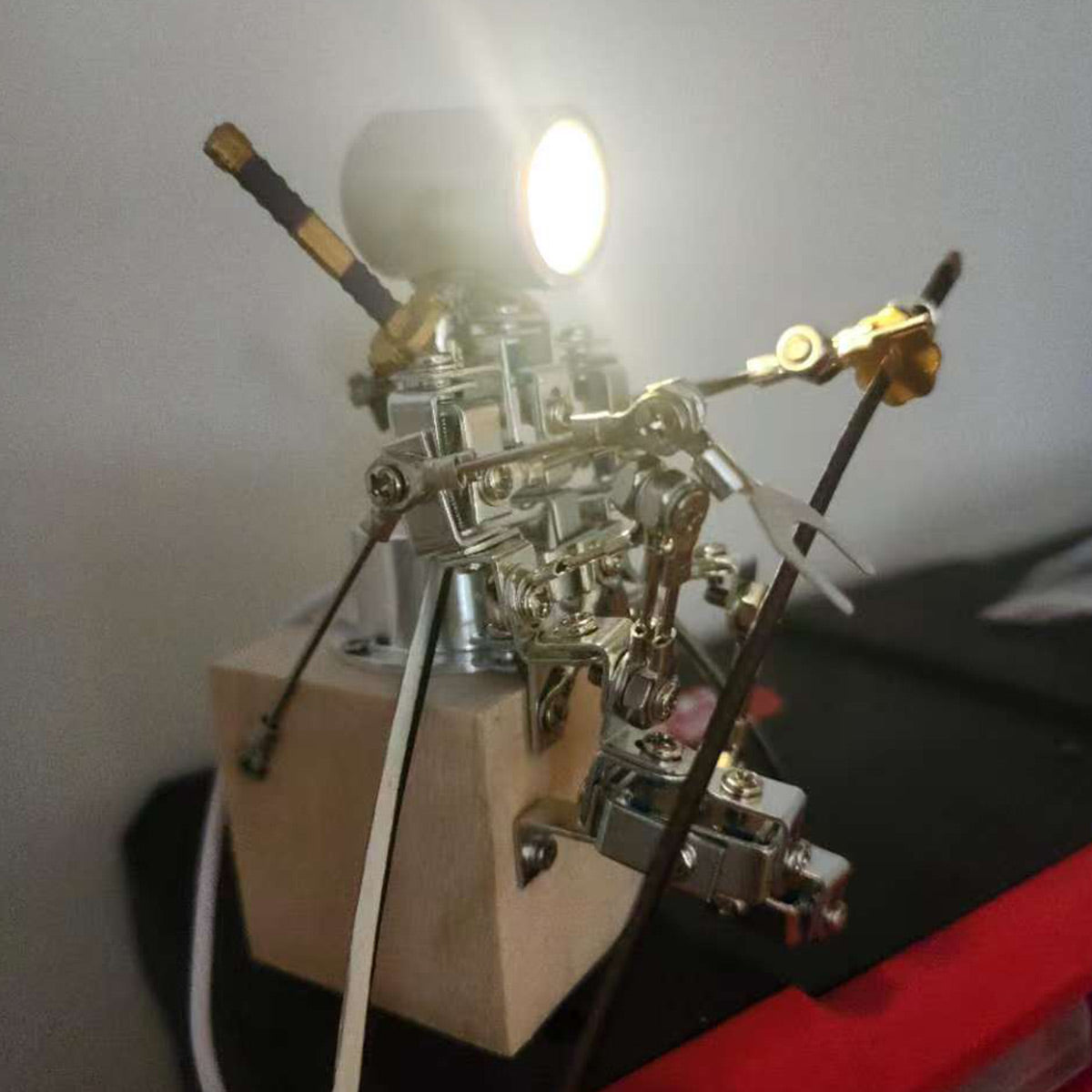 3d metal steampunk shining blade steel samurai model