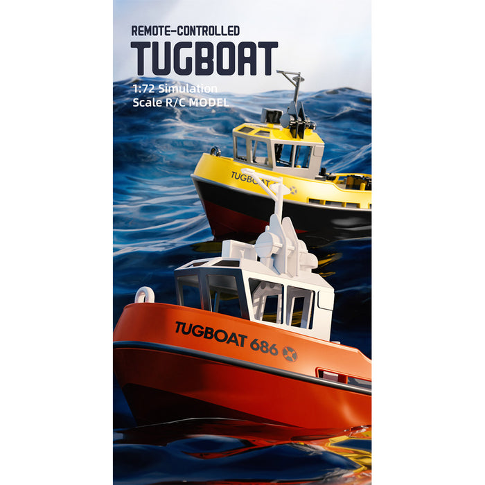 1/72 2.4ghz rc electric tugboat model rtr version