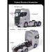 1/14 scale 2.4g 6x6 all wheel drive full-proportional rc tractor truck with 2-speed and realistic sound and lights gift for boys