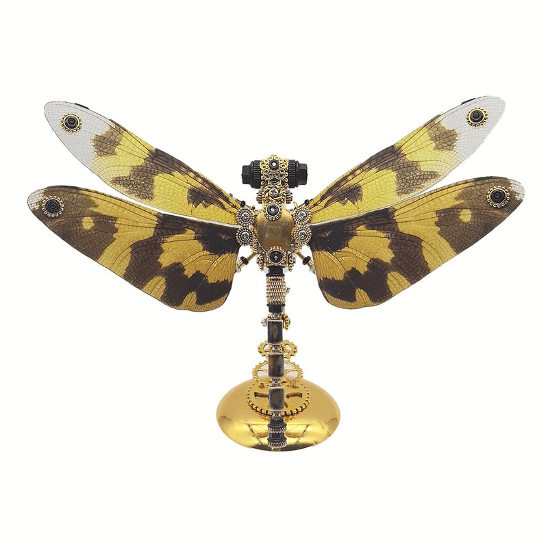 3D Metal Steampunk Insect Assembly Model Kit with Magnetic Display Base - EngineDIY