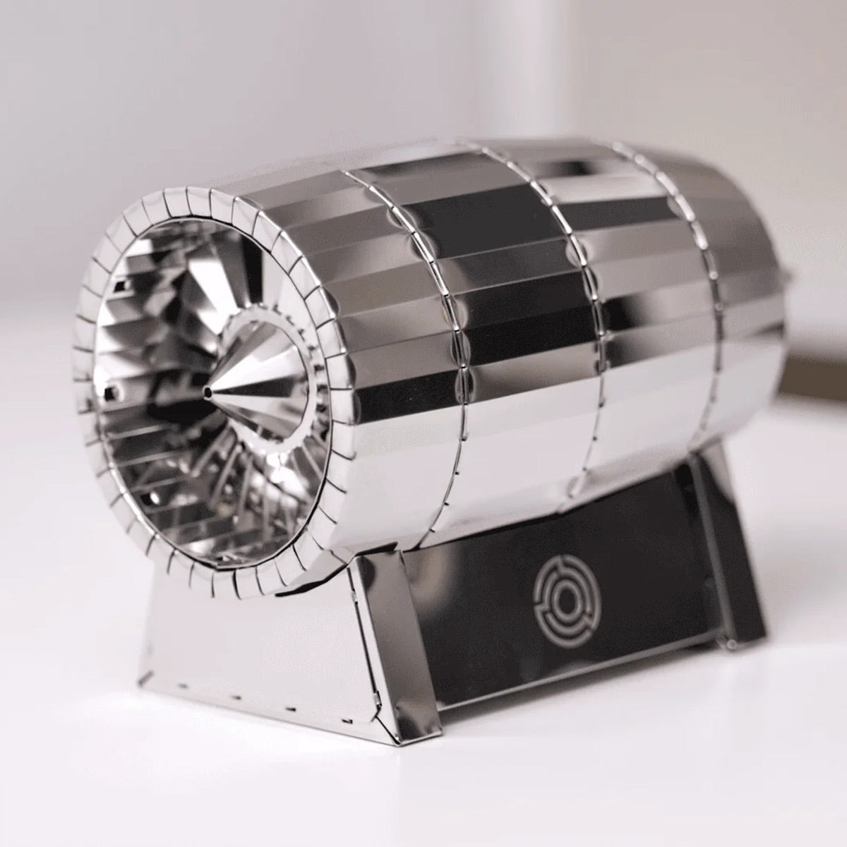 air force jet turbine 3D metal aircraft turbine model kit, collectible desktop display for aviation lovers-58pcs