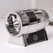 air force jet turbine 3D metal aircraft turbine model kit, collectible desktop display for aviation lovers-58pcs