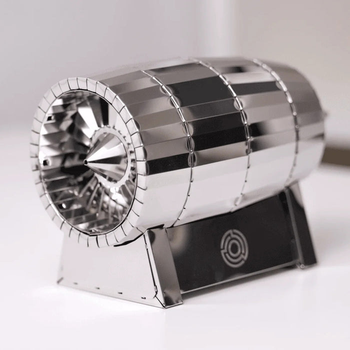 air force jet turbine 3D metal aircraft turbine model kit, collectible desktop display for aviation lovers-58pcs