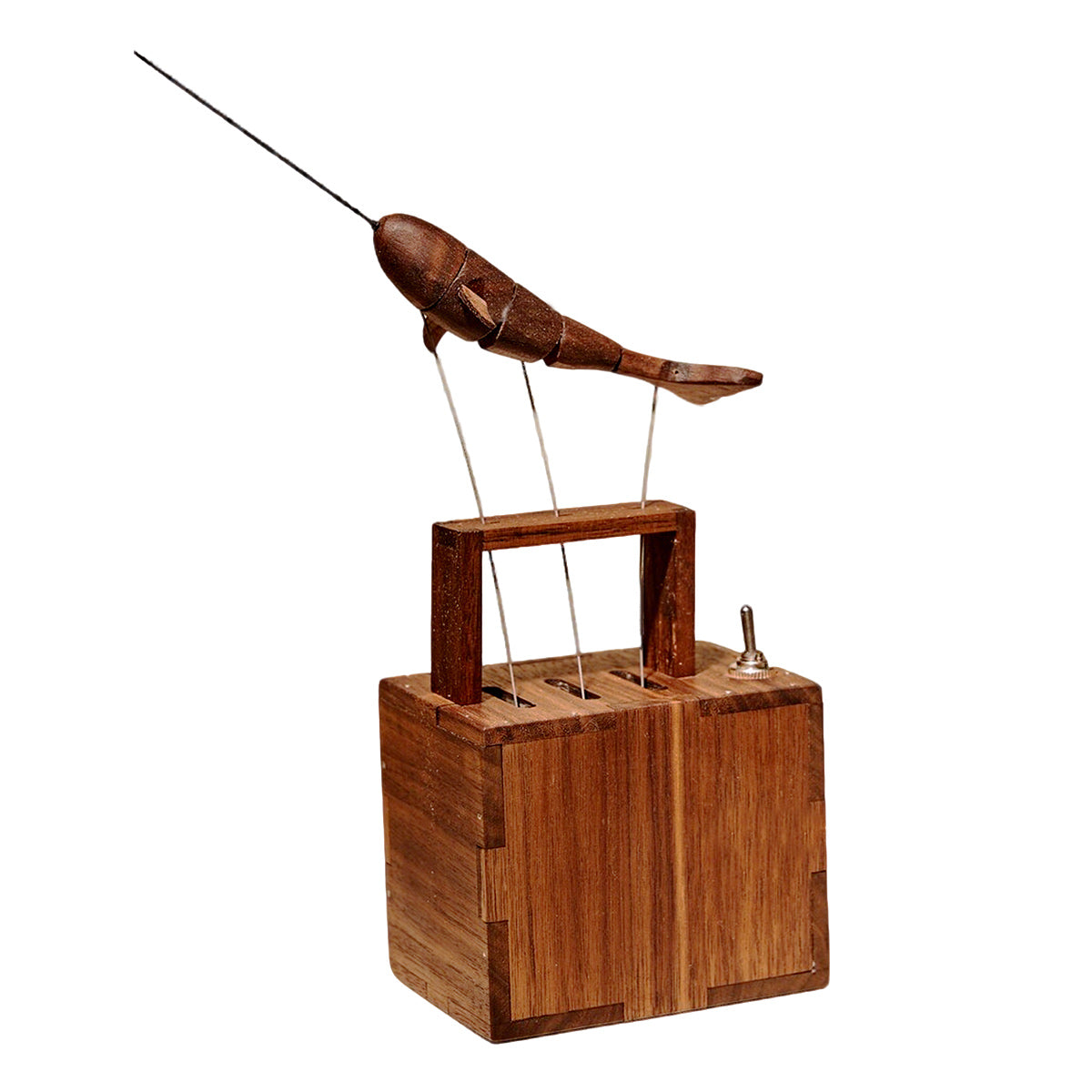 wooden whale music box dynamic model