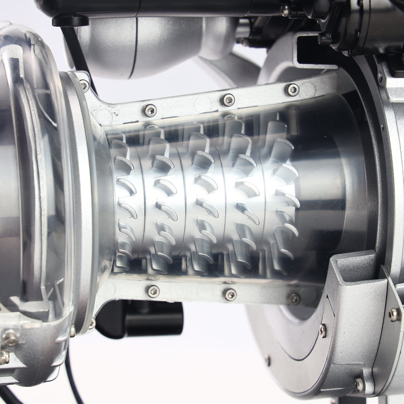 teching 1/4 scale metal simulation electric military helicopter turboshaft engine model kit