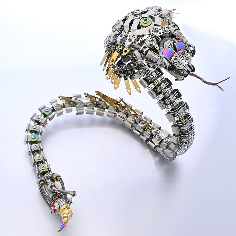 3d metal mechanical viper cobra assembly model kit