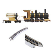 Live Steam Locomotive Model Train Engine 1:87 Ho Scale with Steam Engine Boiler Fuel Tank Track - EngineDIY