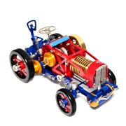 Flame Eater Vacuum Engine Stirling Wheel Tractor Model Educational Mechanical Vehicle Artwork - EngineDIY