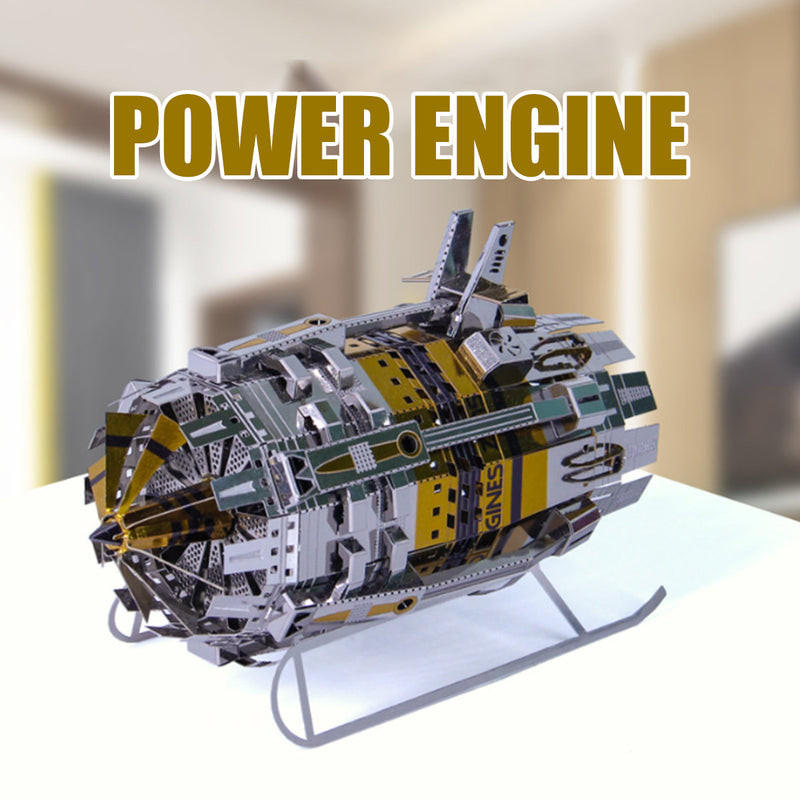 3d Model Engine Kit 3D Metal Engine Assembly Model Kit for Science Education Lovers - EngineDIY