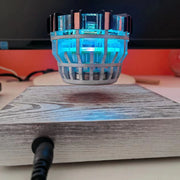 Magnetic Levitation Reactor with Light and Wooden Base Creative Sci-Tech Model - EngineDIY