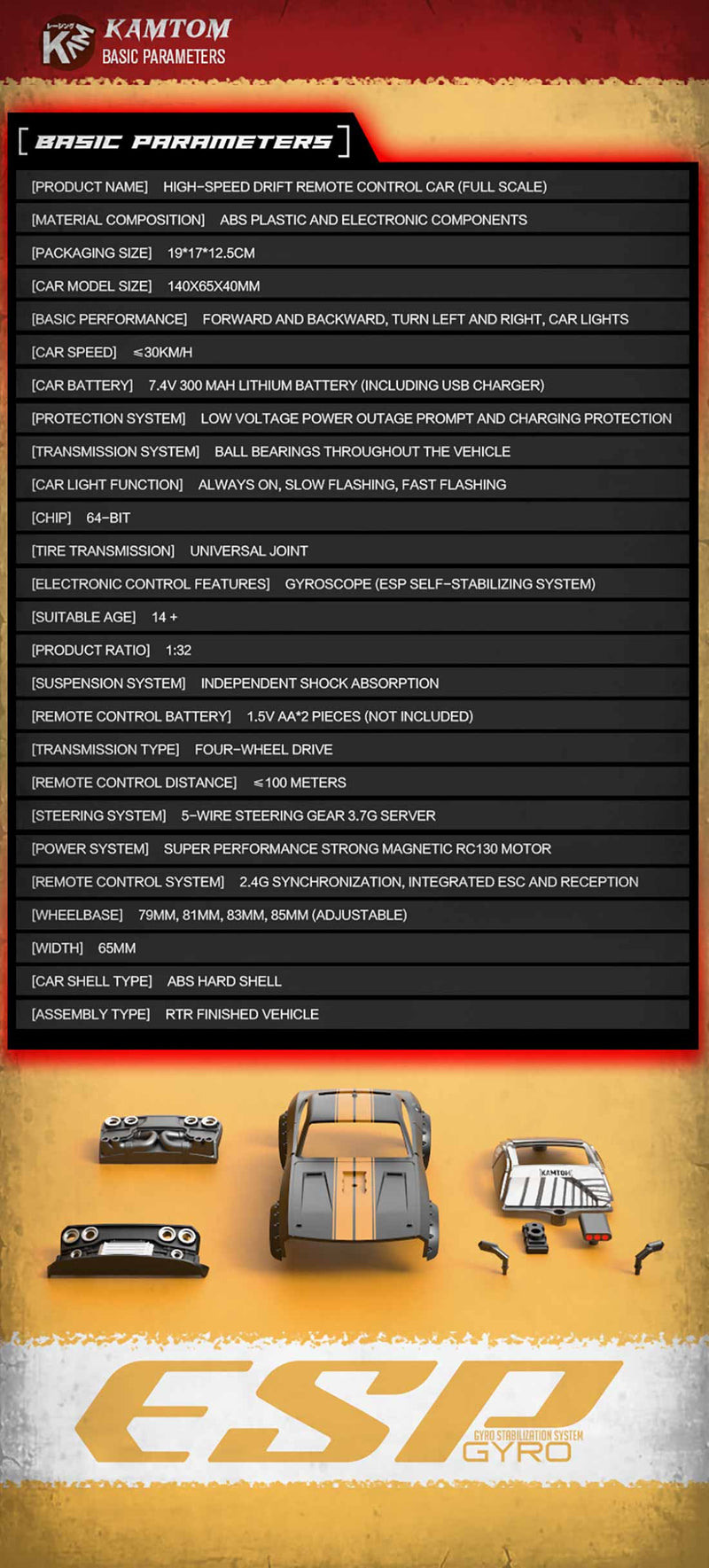 Hylukon Voiture télécommandée, 1/16 2,4 GHz RC Truck Camion Hylukon Voiture télécommandée, 1/16 2,4 GHz RC Truck Camion