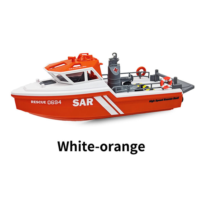 1/32 scale 2.4g 8km/h rc rescue boat model rtr version