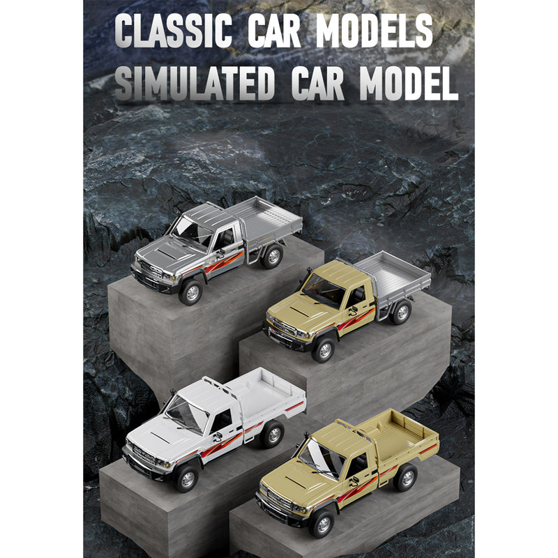 1/14 scale 2.4g full-proportional rc pickup truck with independent suspension and adjustable gear settings