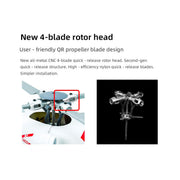 FLYWING MH-60T 2.4G 6CH 470-Class Quick-Release 4-Rotor Scale RC Military Helicopter Model with ACE Flight Controller, GPS Positioning & Left/Right-Hand Control - EngineDIY