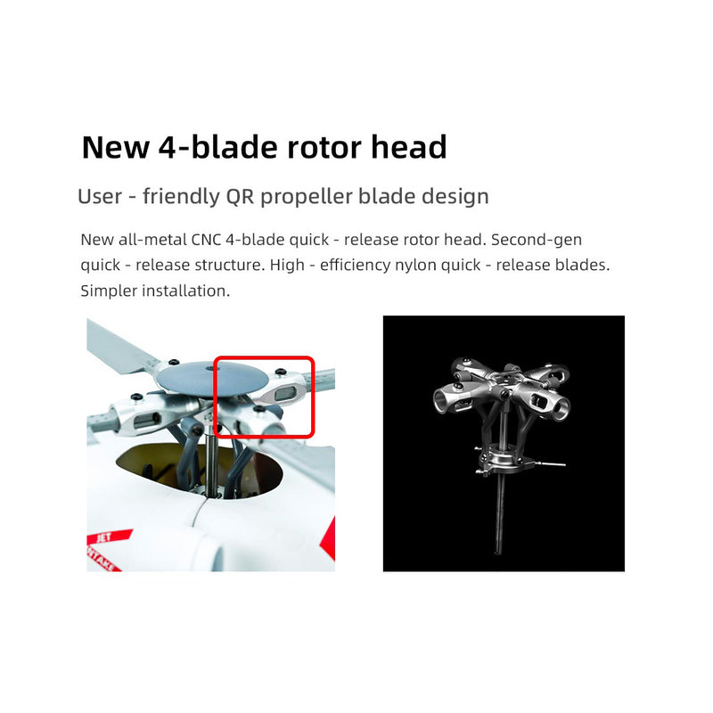 FLYWING MH-60T 2.4G 6CH 470-Class Quick-Release 4-Rotor Scale RC Military Helicopter Model with ACE Flight Controller, GPS Positioning & Left/Right-Hand Control - EngineDIY