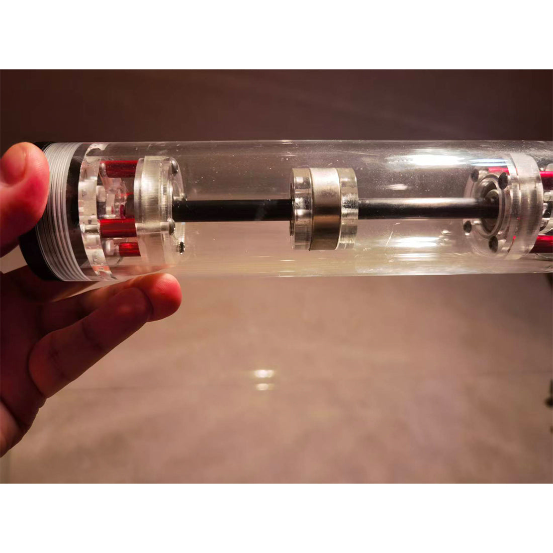 hall brushless high speed vacuum motor demonstration model, interactive stem physics experiment desktop display