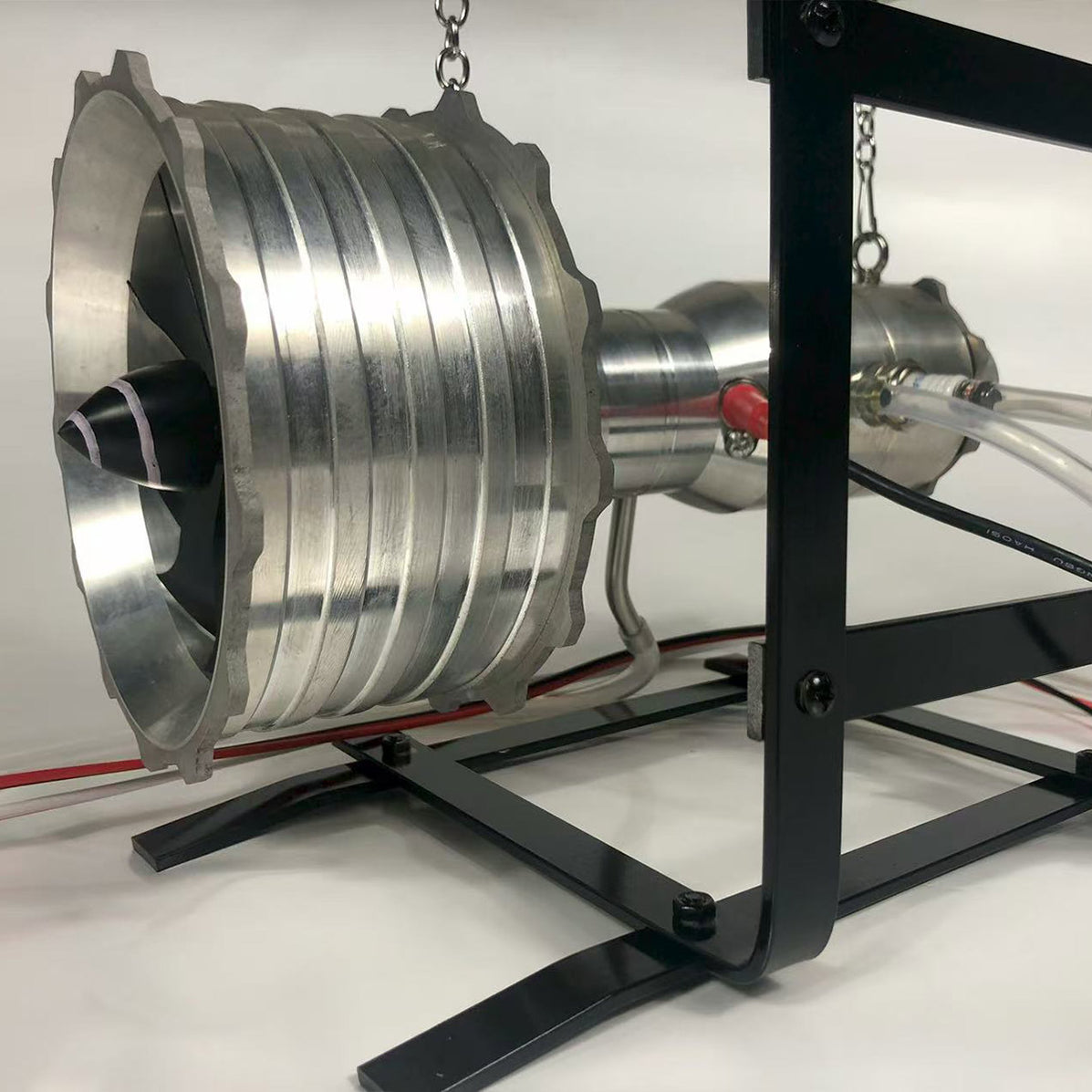 Miniature Turbofan Engine Model Precision-Crafted Removable and Mainta ...