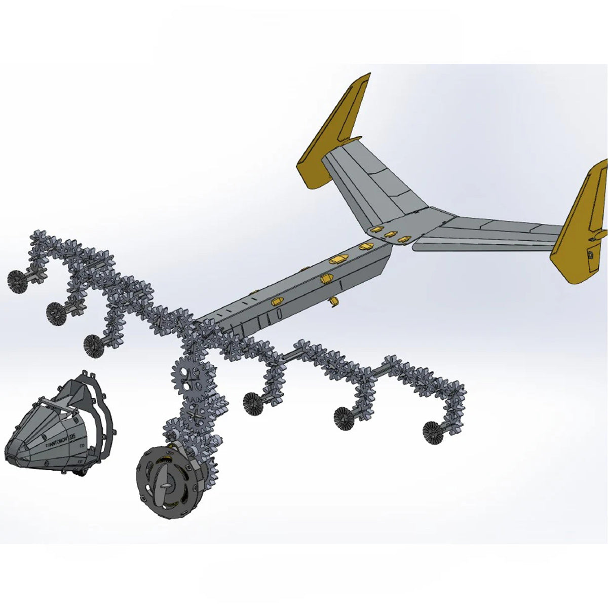 3D Metal AN-225 MRIYA Aircraft Model Kit, Collectible Desktop Display ...