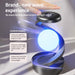 rotating levitating night light – wireless charging bedside ambient lamp, desktop decor