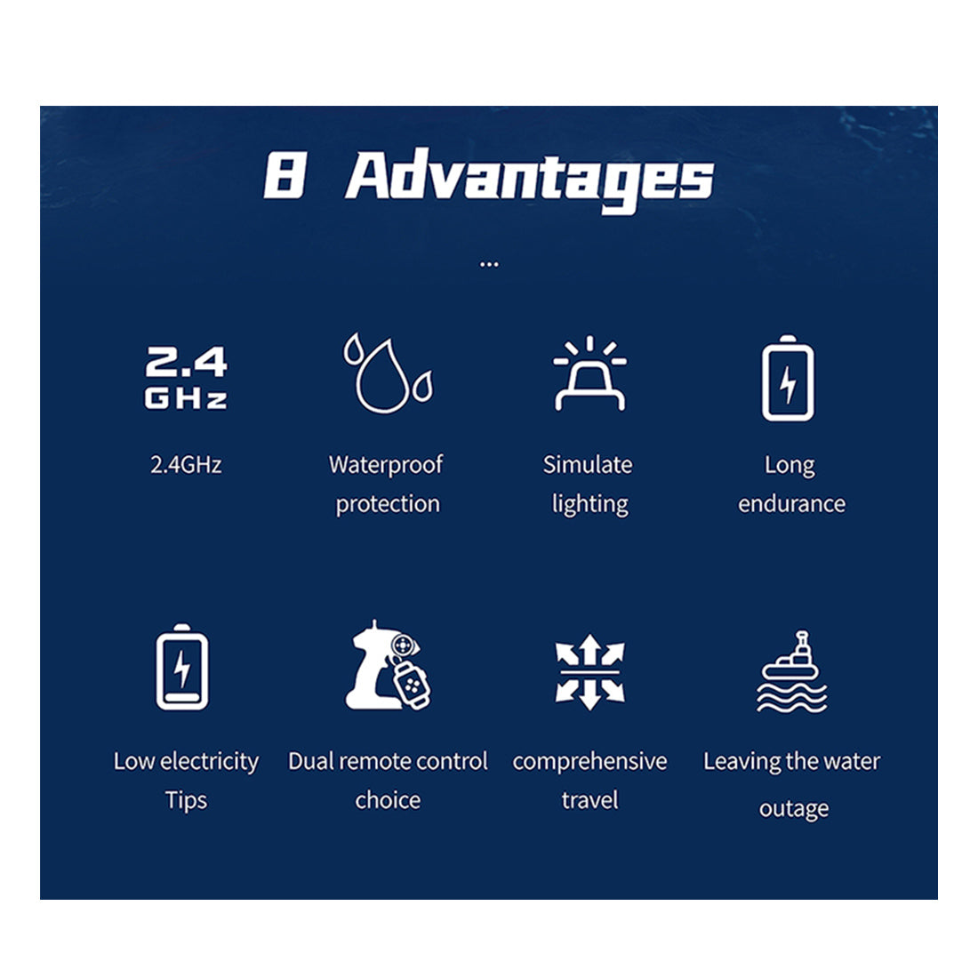 lhd-881 1/390 2.4g rc electric high-frequency twin-engine battleship model