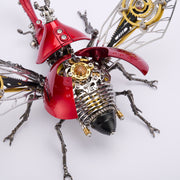 mechanical beetle model kit, steampunk diy metal insect building set (317pcs)