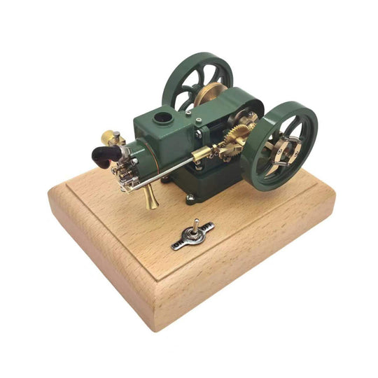 Moteur à essence horizontal 4 temps refroidi par eau évaporée M17 1,6 cc Mini Micro Hit and Miss, modèle de moteur à combustion interne 