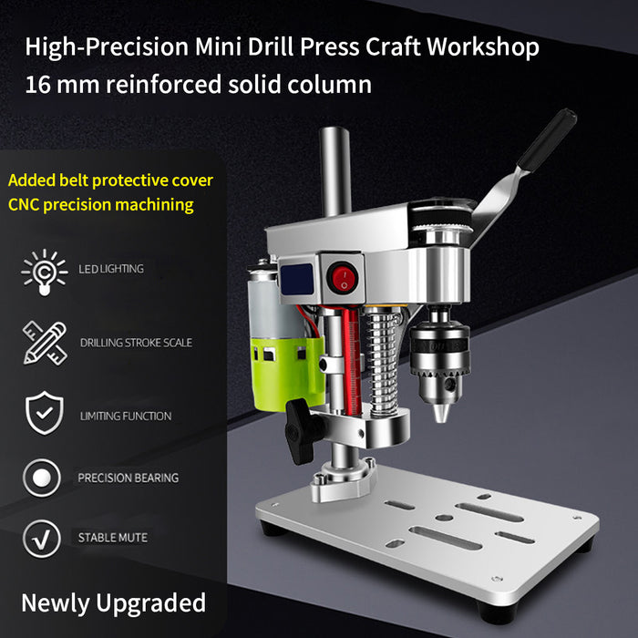 Household Mini Desktop Drill Press - EngineDIY