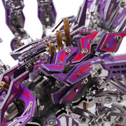 3d metal mechanical scorpion model kit with led & interchangeable claws