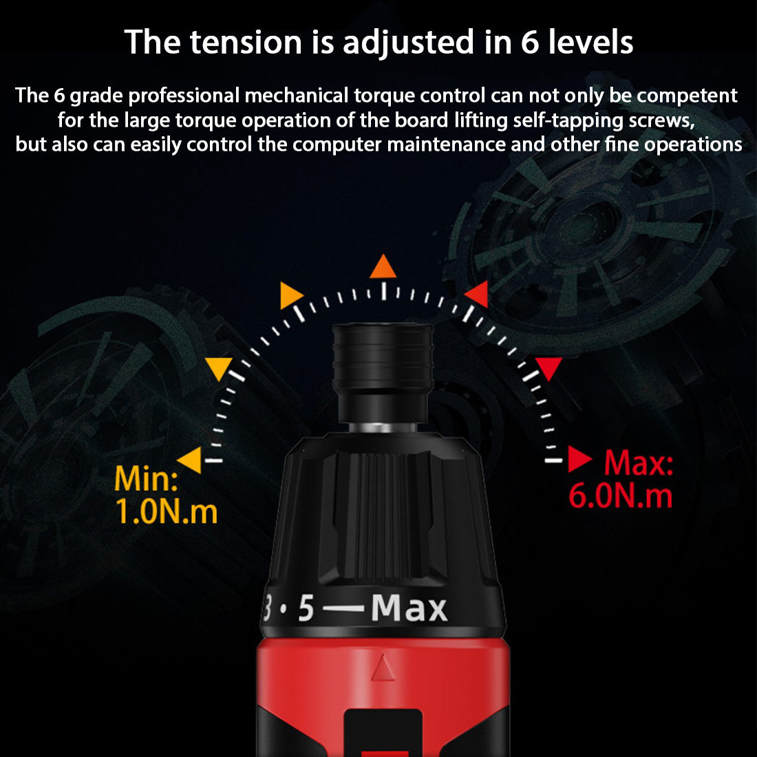 portable precision electric torque screwdriver set diy tools for teching engine model building and more