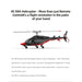 rc era a61 1/52 scale airwolf 2.4g 4ch single rotor flybarless mini rc helicopter model with optical flow altitude hold rtf