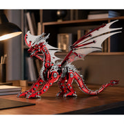 3D Mechanical Pterosaur Metal DIY Model Kit, Stainless Steel Assembly Sculpture for Display and Collection (313+PCS)