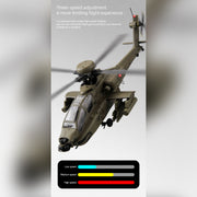 rc era c170 ah-64d 1/48 scale 2.4g 6ch flybarless military rc helicopter model with optical flow positioning, tof altitude hold, one-key inverted flight and brushless motor (rtf version)