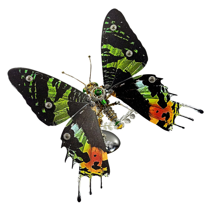 3D Metal Mechanical Steampunk Butterfly Model Kit - EngineDIY