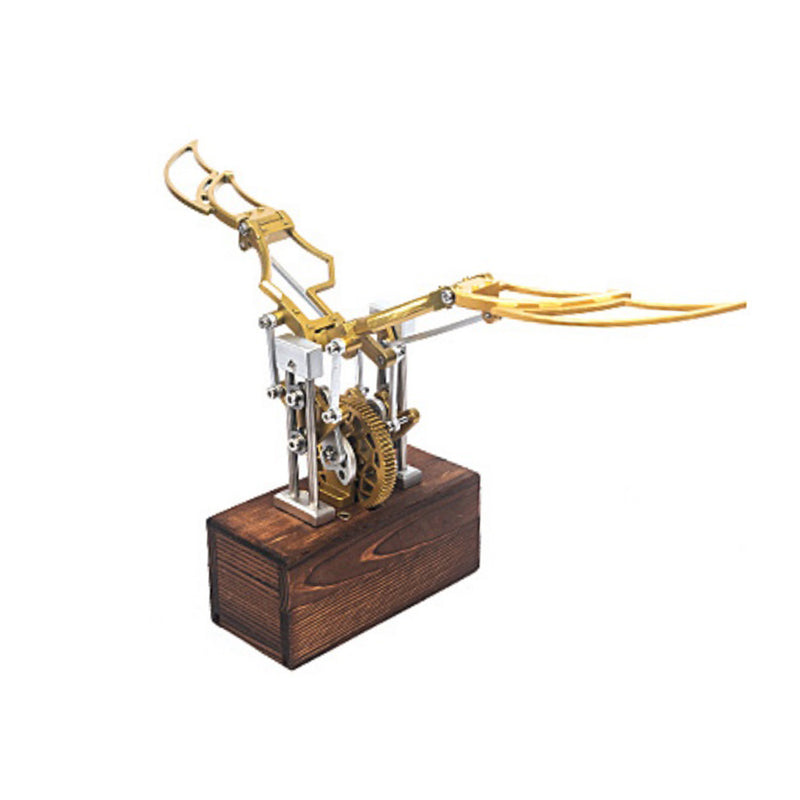 Mechanical Flapping Wings Dynamic 3D DIY Mechanical Metal Ornithopter Model Kit - EngineDIY