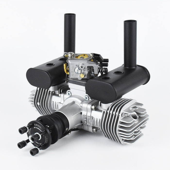 EPHIL XG-40cc-T Two-Stroke Twin-Cylinders Horizontally Opposed Gasolin ...
