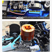 hsp 94972 1/8 scale 2.4g 4wd rc off-road car model with fc.26cxp nitro engine